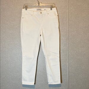 Lucky brand Women's White Lolita Cropped Jeans